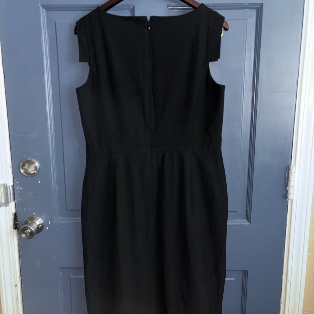 Ann Taylor Classic Black Midi Dress